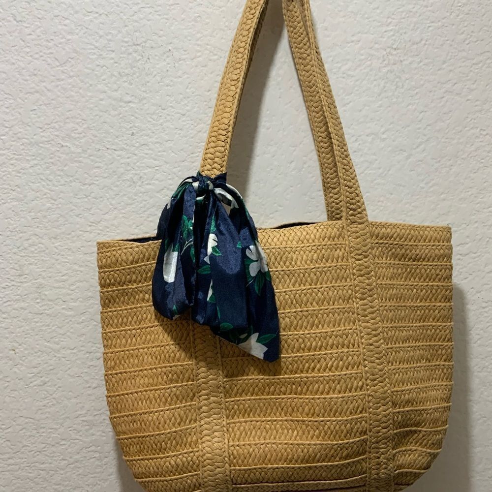 Draper James straw bag
